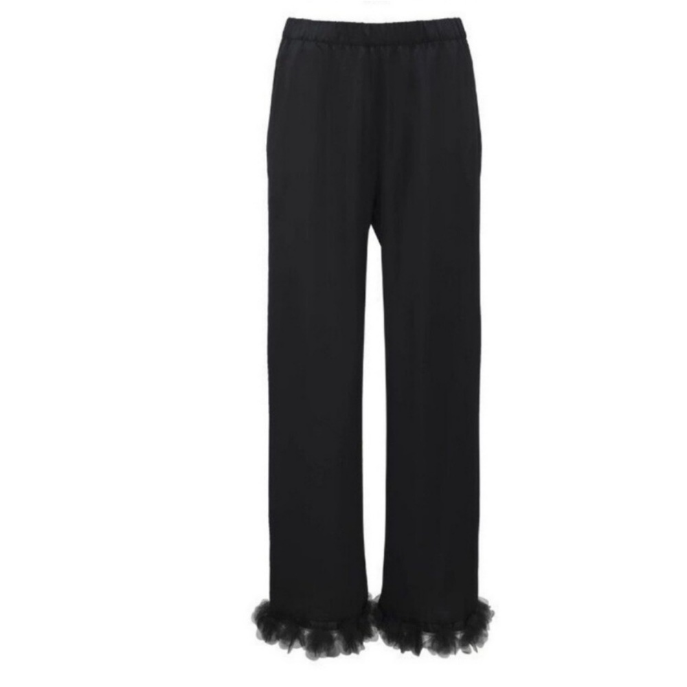 New!For Love And Lemons Black PJ Pants